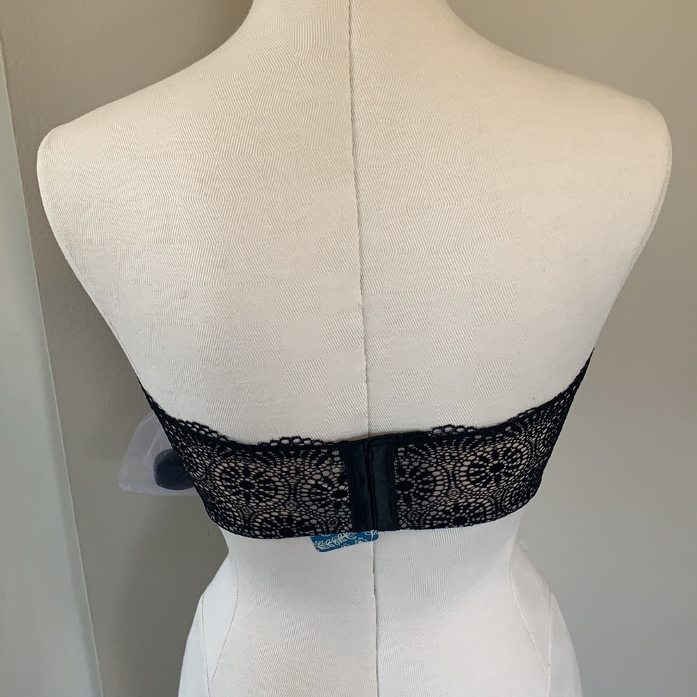 32D NWT Free People Starla Underwire Bra - Black - Picture 6 of 8